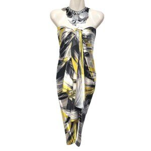 Pareo Sarong Skirt Swimsuit Cover Up Strapless Dress for Beach Vacation Wedding